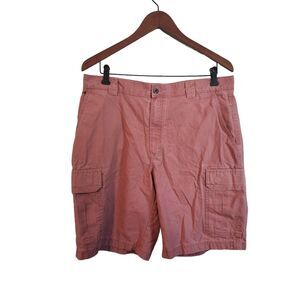 LL Bean Cargo‎ Shorts Men Size 35 Outdoor Cargo Fishing Pocket Vintage